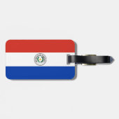 Paraguayse vlag bagagelabel (Achterkant horizontaal)