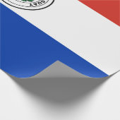 Paraguayse vlag cadeaupapier (Hoek)