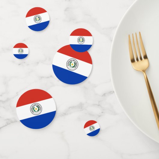 Paraguayse vlag confetti (Groep)