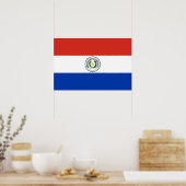 Paraguayse vlag poster (Keuken)