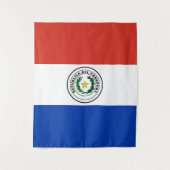 Paraguayse vlag wandkleed (Voorkant)