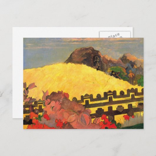 "Parahi Te Marae" - Paul Gauguin Briefkaart (Voorkant / Achterkant)
