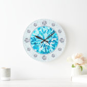 Paraiba Tourmaline Turquoise Gemstone Grote Klok (Huis)