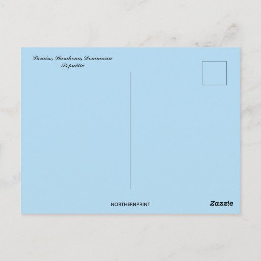 Paraíso Barahona Dominicaanse Republiek Briefkaart (Achterkant)