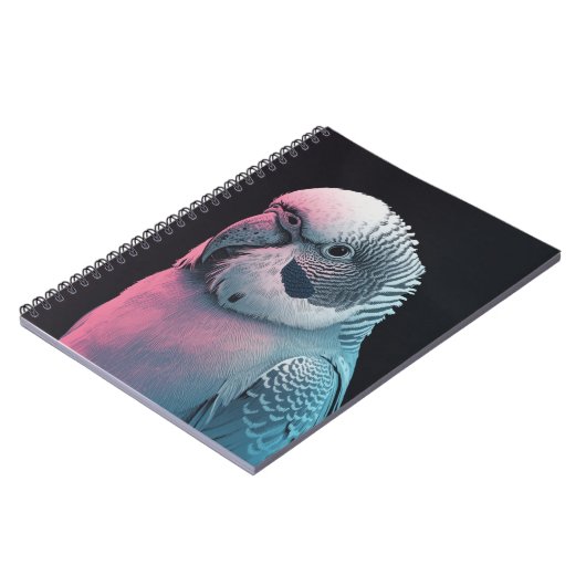 Parakeet Bird Notebook Journal Notitieboek (Linkerzijde)