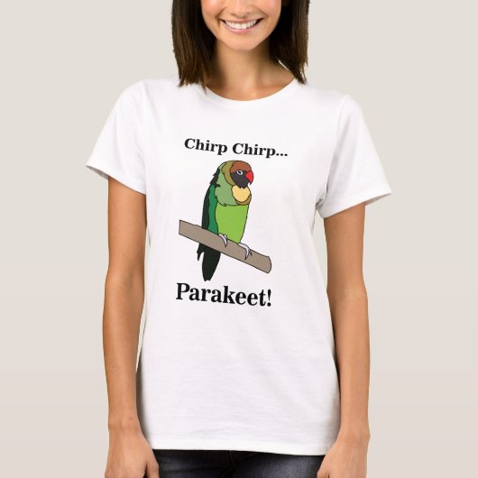 Parakeet Bird  T-shirt (Voorkant)