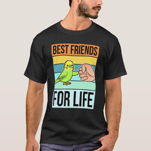 Parakeet Budgie Items Bird Budgerigar Parrot T-shirt (Voorkant)