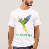 Parakeet "Ice scream" T-shirt (Voorkant)