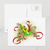 Parakeet Kerst Briefkaarten (Voorkant / Achterkant)