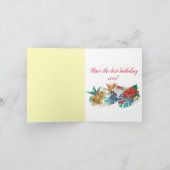 Parakeets, Gelukkige verjaardag Kaart (Binnen)