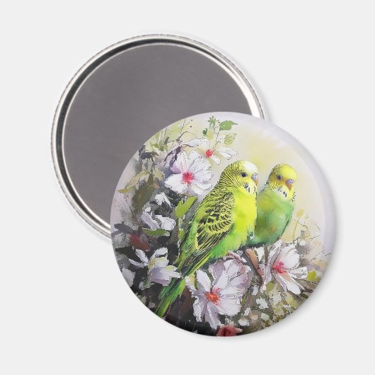 Parakeets Magneet (Voorkant / Achterkant)