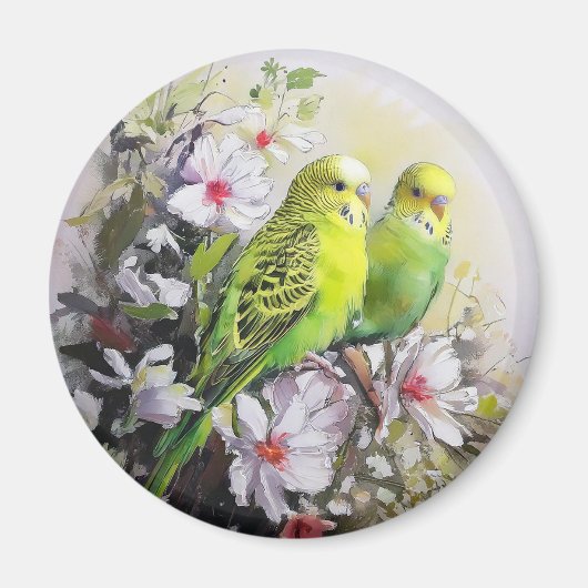 Parakeets Magneet (Voorkant)