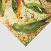 Parakeets Tissuepapier (Detail)