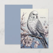 Paraket Bedankkaart (Voorkant / Achterkant)