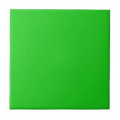 Paraket Green Solid Color Tile Tegeltje (Voorkant)