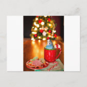 Paraket kerst briefkaart (Voorkant)