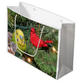 Paraket kerst groot cadeauzakje (Voorkant Gekanteld)