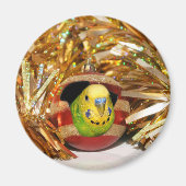 Paraket kerst magneet (Voorkant)