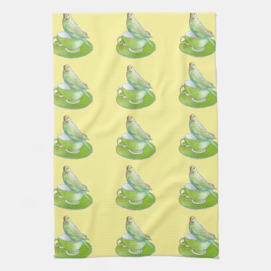 Paraket Tea Kitchen Towel Theedoek (Verticaal)