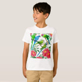 Paraketten en pony's t-shirt (Voorkant volledig)