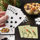 paraketten - monogrammen pokerkaarten (Insitu)