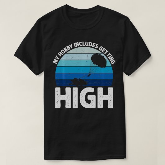 Parakiter Ornament Parasailing Apparatuur Parasail T-shirt (Design voorkant)