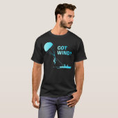 Parakiting Parasailing Parascending Skydiving T-shirt (Voorkant volledig)