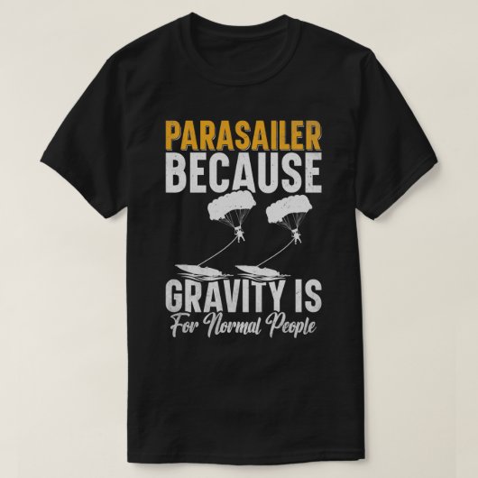 Parakiting s Parasailer Speelgoed Parachute Parasa T-shirt (Design voorkant)