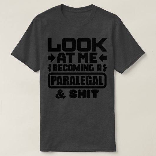 Paralegaal Afstuderen T-shirt (Design voorkant)