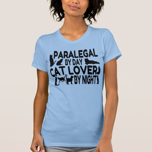 Paralegal Cat Lover T-shirt (Voorkant)