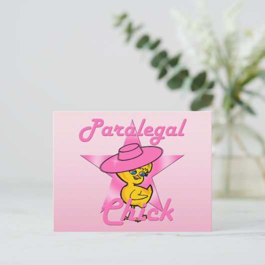 Paralegal Chick #8 Briefkaart (Staand voorkant)