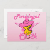 Paralegal Chick #8 Briefkaart (Voorkant / Achterkant)