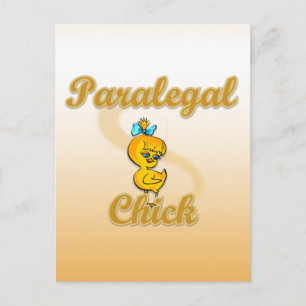 Paralegal Chick Briefkaart