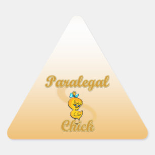 Paralegal Chick Sticker