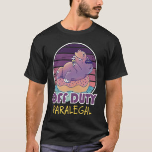 Paralegal-collega buiten dienst t-shirt