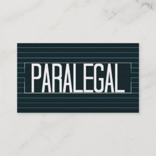 Paralegal Elegant Stripe Visitekaartje
