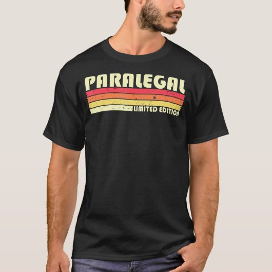 Paralegal Functie Beroep Verjaardag Werknemer IDE T-shirt (Voorkant)