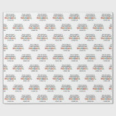 Paralegal Geweldige juridisch assistent Funny Cadeaupapier (Vlak)