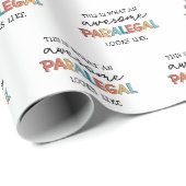 Paralegal Geweldige juridisch assistent Funny Cadeaupapier (Rol Hoek)