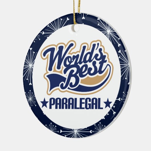 Paralegal Gift Ornament (Links)