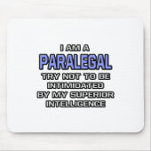 Paralegal grap ... Superieure intelligentie Muismat (Voorkant)