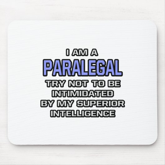 Paralegal grap ... Superieure intelligentie Muismat (Voorkant)