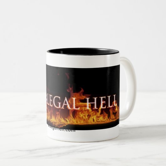 Paralegal Hell Coffee Mok (Voorkant rechts)