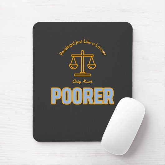 Paralegal is net als een advocaat maar veel slecht muismat (Met muis)