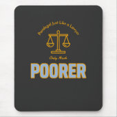 Paralegal is net als een advocaat maar veel slecht muismat (Voorkant)