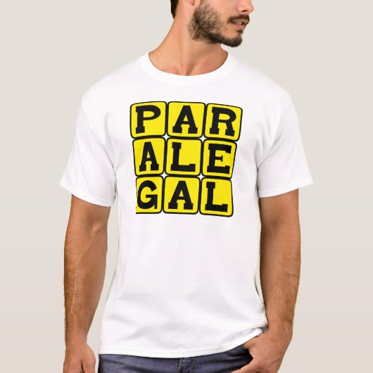 Paralegal, juridisch assistent t-shirt (Voorkant)