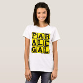 Paralegal, juridisch assistent t-shirt (Voorkant volledig)