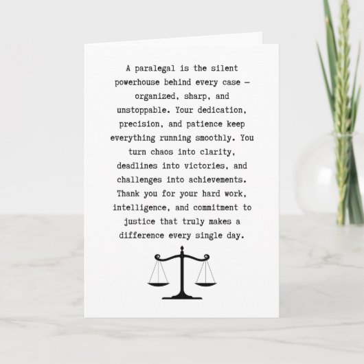 Paralegal Kaart (Voorkant)