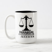 Paralegal Law Kantoor Gift Tweekleurige Koffiemok (Links)