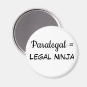 Paralegal = Legal Ninja Magneet (Voorkant / Achterkant)